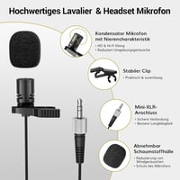 TONOR UHF Vezeték nélküli Mikrofon Szett 4 Testpakk Adóval, Fejpánt és Nyakpánt Mikrofonnal - 4 pocket transmitters 7