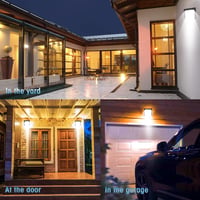 toobettp 100W LED Reflektor Mozgásérzékelővel, 10000 Lumen Meleg Fehér IP66 Vízálló Kültéri 3