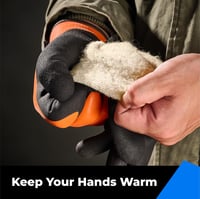 toolant 100% vízálló munkakesztyű férfiaknak és nőknek, 3 pár, M-es méret, téli kesztyű hideg időhöz, érintőképernyő-kompatibilis, meleg termikus keszty 3