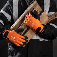 toolant 100% vízálló munkakesztyű férfiaknak és nőknek, 3 pár, M-es méret, téli kesztyű hideg időhöz, érintőképernyő-kompatibilis, meleg termikus keszty 8