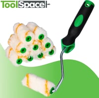 ToolSpace 10 darabos festőhenger szett 7cm - poliakril festékhez, bárány gyapjú 7