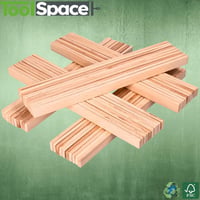 ToolSpace 10 db Fa Festékkeverő Pálca 300 mm - Bükk Keverőpálca Festékhez, Kézműves Munkákhoz, Modellezéshez - Környezetbarát, Biztonságos 8