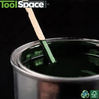 ToolSpace 10 db Fa Festékkeverő Pálca 300 mm - Bükk Keverőpálca Festékhez, Kézműves Munkákhoz, Modellezéshez - Környezetbarát, Biztonságos 3