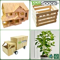 ToolSpace 10 db Fa Festékkeverő Pálca 300 mm - Bükk Keverőpálca Festékhez, Kézműves Munkákhoz, Modellezéshez - Környezetbarát, Biztonságos 5