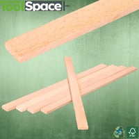 ToolSpace 10 db Fa Festékkeverő Pálca 300 mm - Bükk Keverőpálca Festékhez, Kézműves Munkákhoz, Modellezéshez - Környezetbarát, Biztonságos 7