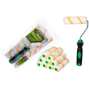 Sada maliarskych valčekov ToolSpace s rukoväťou, 7 cm – 11-dielna