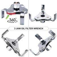 Toolwiz Olajszűrő Kulcs és Fogó Szett (2 db) Univerzális Olajcsere Szerszám 64-116 mm Szűrőkhöz Autó Motor Karbantartás 4