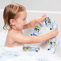 Toomies Bluey penové puzzle do kúpeľa – Skladačka na kombinovanie so sieťkou na odkladanie a prísavkami – 8 ks – od 18 mesiacov 5