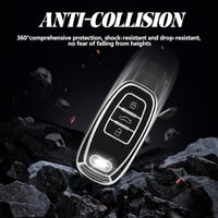 TOOMUME Audi Autókulcs Tok TPU Védelem A1 A3 A4 A6 A8 Q5 Q7 Q8 RS4 RS5 TT 5