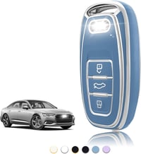 TOOMUME Audi Autókulcs Tok TPU Védelem A1 A3 A4 A6 A8 Q5 Q7 Q8 RS4 RS5 TT 1