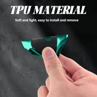 TOOMUME TPU Bőr Autókulcs Tok VW Golf Polo Passat Skoda Fabia Seat Ibiza - TPU Leder, Green 4
