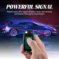 TOOMUME TPU Bőr Autókulcs Tok VW Golf Polo Passat Skoda Fabia Seat Ibiza - TPU Leder, Green 6