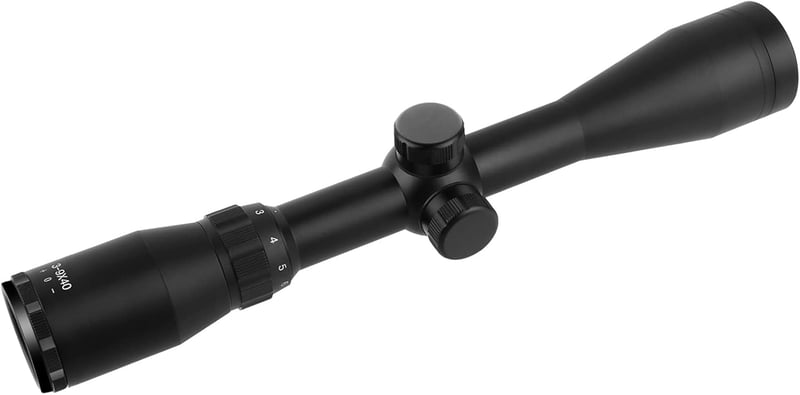 ToopMount 3-9x40 Airsoft Távcső Lila Lencsebevonattal és Gyorscserélhető Fedéllel