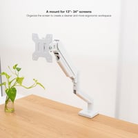 TOOQ DB1334TNR-W asztali monitortartó 13-34"-os kijelzőkhöz - fehér 2