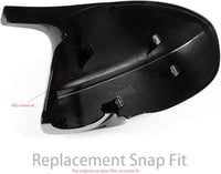 TOOSOAR Fényes Fekete Tükörház BMW 3-as E90/E91/E92/E93 2009-2012 Sporty Tuning 3