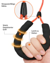 Toozey Stopovacie vodítko pre psov – 20 m, oranžové, vodoodolné a reflexné, ľahké a pevné výcvikové vodítko s mäkkou rukoväťou, pre malé, stredné a veľké psy 6