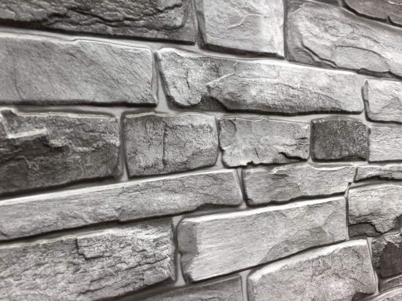 top.eco.wall 3D Dekoratív Falburkolat PVC Szürke FalPanel 10db 98 x 0.5 x 49.8 cm
