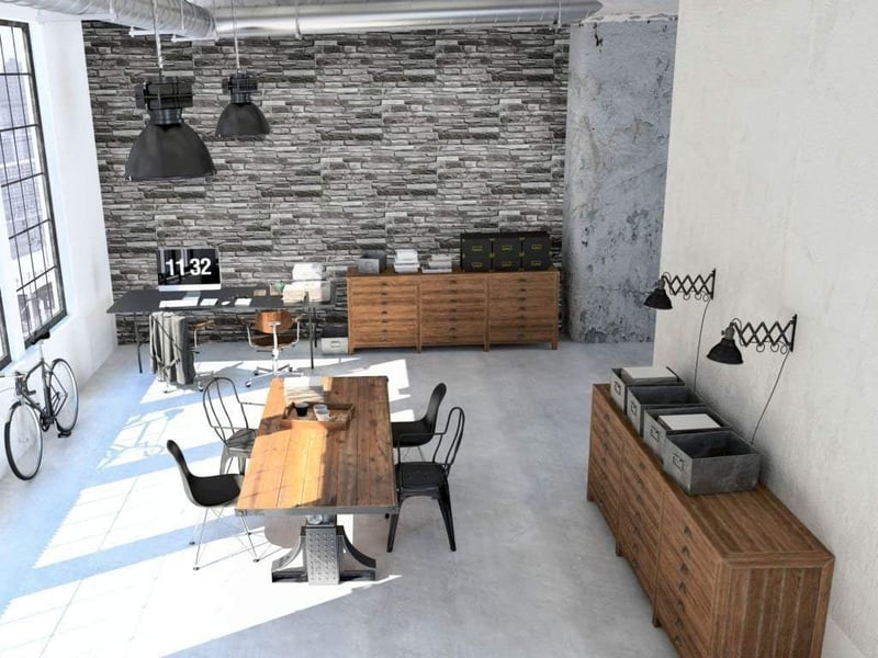 top.eco.wall 3D Dekoratív Falburkolat PVC Szürke FalPanel 10db 98 x 0.5 x 49.8 cm