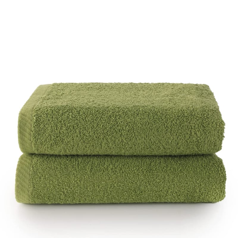 Set kupaonskih ručnika Top Towel Plus – 2 komada ručnika za lice i bide – 30x50 cm – 100% pamuk – limeta zelena
