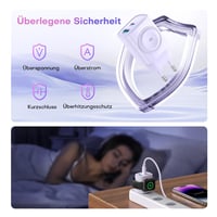 TOPADRE 3 v 1 Nabíjačka na Apple Watch s 20W USB-C rýchlonabíjačkou, kompatibilná s iPhone 17/16/15/14/13, AirPods a iPad, 1 m kábel, biela 8