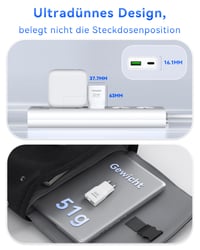TOPADRE 30W USB-C rýchlonabíjačka, mini adaptér, kompatibilná s iPhone 17/16, kompaktná sieťová nabíjačka 4