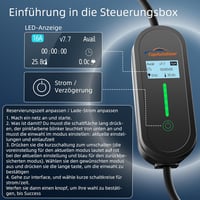 TopAutoGear Type 2 Schuko elektromos autó töltőkábel 10m 3.68kW IP65 vízálló 3