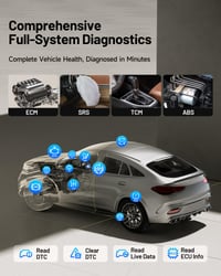 Dispozitiv de diagnoză auto completă TOPDON AD600Elite, cu 13 funcții de service 3