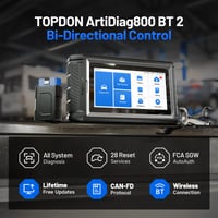 Dispozitiv de diagnosticare auto TOPDON AD800BT V2.0 OBD2 - Actualizări gratuite pe viață 2