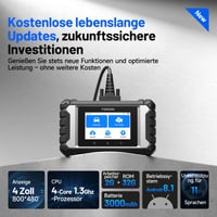 TOPDON ArtiDiag EU OBD2 Autodiagnostické zariadenie pre BMW/Benz/V.A.G, kompletná diagnostika systémov, obojsmerné ovládanie, online kódovanie ECU, doživotné bezplatné aktualizácie 7