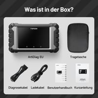 TOPDON ArtiDiag EU OBD2 Autodiagnostické zariadenie pre BMW/Benz/V.A.G, kompletná diagnostika systémov, obojsmerné ovládanie, online kódovanie ECU, doživotné bezplatné aktualizácie 8