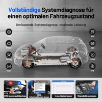 TOPDON ArtiDiag EU OBD2 Autodiagnostické zariadenie pre BMW/Benz/V.A.G, kompletná diagnostika systémov, obojsmerné ovládanie, online kódovanie ECU, doživotné bezplatné aktualizácie 2