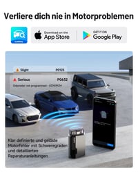 Diagnostické zariadenie TOPDON Carpal-A OBD2 s Bluetooth pripojením, 6 servisných funkcií resetovania, kompletná diagnostika systémov, kompatibilné s iOS a Android 5
