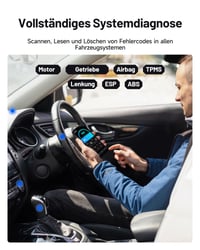 Diagnostické zariadenie TOPDON Carpal-A OBD2 s Bluetooth pripojením, 6 servisných funkcií resetovania, kompletná diagnostika systémov, kompatibilné s iOS a Android 3