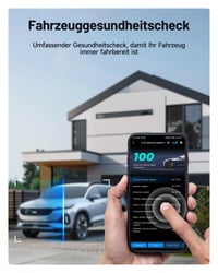 Diagnostické zariadenie TOPDON Carpal-A OBD2 s Bluetooth pripojením, 6 servisných funkcií resetovania, kompletná diagnostika systémov, kompatibilné s iOS a Android 8