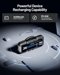 TOPDON JS3000 Jump Starter și Power Bank auto, 12V, pentru motoare pe benzină de până la 9L și diesel de până la 7L 5