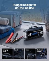 TOPDON JS3000 Jump Starter și Power Bank auto, 12V, pentru motoare pe benzină de până la 9L și diesel de până la 7L 7