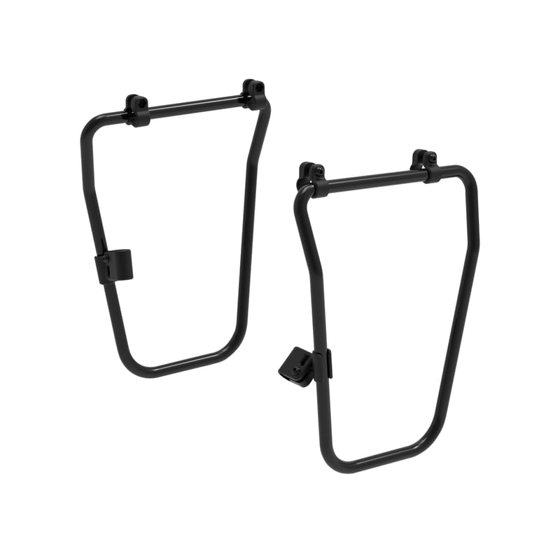 Bočné panely na nosič Topeak Tetrarack, 2 ks, hliník a sklolaminát, čierne, 24x17,8x5 cm, 95 g