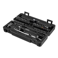 Set cheie dinamometrică digitală Topeak Torq Stick Pro, 20 piese, oțel și aluminiu, capăt deschis 8 mm, argintiu, cutie compactă pentru scule, 25x9x6 cm, negru 2