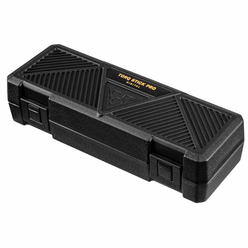 Set cheie dinamometrică digitală Topeak Torq Stick Pro, 20 piese, oțel și aluminiu, capăt deschis 8 mm, argintiu, cutie compactă pentru scule, 25x9x6 cm, negru