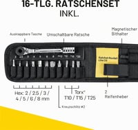 Topeak TT2524 Ratchet Rocket Lite DX kerékpáros multiszerszám - fekete 6