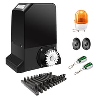 TOPENS RK990T Motor pre posuvnú bránu Automatický otvárač brány s 2 diaľkovými ovládačmi Nosnosť 1000 kg Dĺžka brány 12 m 4 m Hrebeňová tyč 1