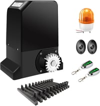 TOPENS RK990T Tolókapu Motor Automatikus Kapunyitó 2 Távirányítóval 1000 kg Teherbírás 12 m Kapuhossz 4 m Fogasléc 1