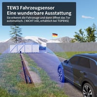 TOPENS RK990T Tolókapu Motor Automatikus Kapunyitó 2 Távirányítóval 1000 kg Teherbírás 12 m Kapuhossz 4 m Fogasléc 6
