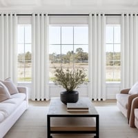 Topfinel fehér voile függöny szalon nappali 140x260 cm 2 darab átlátszó - 140L x 260A cm (2 Pannelli), 2, White 2