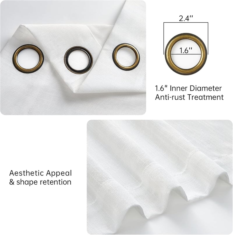 Topfinel fehér voile függöny szalon nappali 140x260 cm 2 darab átlátszó - 140L x 260A cm (2 Pannelli), 2, White