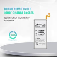 Náhradná batéria TOPGOBAT pre Samsung Galaxy Note 9, vysoká kapacita 5150 mAh, pre N9600 SM-N9600 N960U N960F N960A N960T N960P, vrátane sady náradia 6