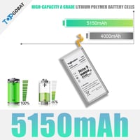 Náhradná batéria TOPGOBAT pre Samsung Galaxy Note 9, vysoká kapacita 5150 mAh, pre N9600 SM-N9600 N960U N960F N960A N960T N960P, vrátane sady náradia 4