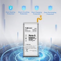 Náhradná batéria TOPGOBAT pre Samsung Galaxy Note 9, vysoká kapacita 5150 mAh, pre N9600 SM-N9600 N960U N960F N960A N960T N960P, vrátane sady náradia 2
