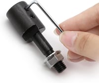 TopHomer 8mm Motor Adapter Köszörű Tengely Hosszabbító Polírozó Csiszoló Gépekhez Mandrel Extender Tárcsa Rögzítő 4