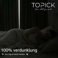 TOPICK Sötétítő függöny kráuselszalaggal, 100% fényzáró, 175x140 cm, lenvászon hatású - rózsaszín - 2 db 2